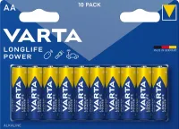 Baterii LONGLIFE Power Mignon AA LR 6, blister de 10 bucati, VARTA