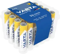 Baterii Energy Micro AAA, cutie Clear Value Pack de 24 bucati, VARTA