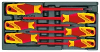 1500 ES-VDE 2170 PZ VDE-Schraubendreher-Satz in 1/3 ES-Modul