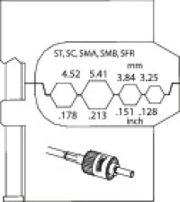 8140-12 Modul-Einsatz für Lichtwellenleiter