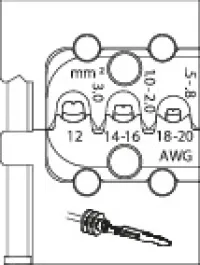 8140-20 Modul-Einsatz für Lamellenkontakt