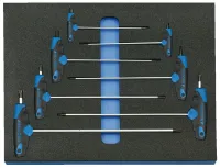 2005 CT2-2143 KTX Winkelschraubendreher-Satz in Check-Tool-Modul, 7-teilig