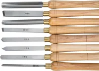 Set cuțite pentru strunjirea lemnului 8 piese Holzstar