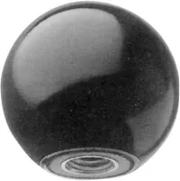 Buton bilă DIN319 25mm, M 6, Forma E Duroplast Conținut: 10 bucăți