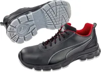 Pantofi de protectie cu bombeu, Condor Black Low 640521, S3 ESD SRC, negru-gri, mărimea 45, PUMA®