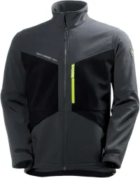 Jachetă Aker, softshell, mărime XL, gri închis/negru