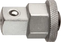 Adaptor tubular pentru chei cu clichet hexagon exterior de 10mm/patrat exterior 1/4