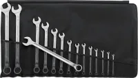 Set chei combinate cu cot 6-32 mm, 15 buc, in husa, DIN3113B, STAHLWILLE