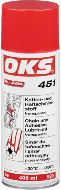 Spray lubrifiant adeziv pentru lanț 400 ml OKS 451