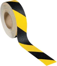 Bandă anti-alunecare 50mmx18.25m negru/galben
