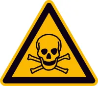 Semn de avertizare Fol Substanțe Toxice SL100mm