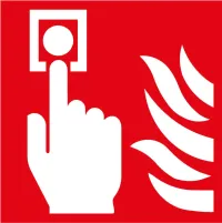 Scut de protecție împotriva incendiului Folie de alarmă de incendiu. 150x150mm