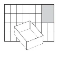 Inserție compartiment f.Mod.C tip A7-1 transparent 4 buc.