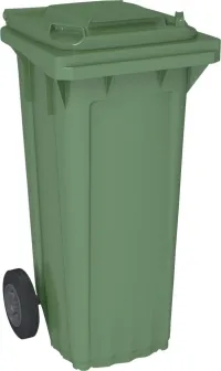 Coș mare de gunoi WAVE 80 l plastic verde