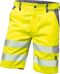 Pantaloni scurți de protecție de avertizare CorsicaGr.58, galben de avertizare