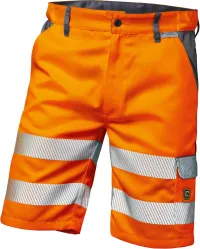 Pantaloni scurți de protecție Lyon mărimea 58, portocaliu de avertizare