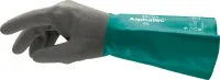 Handsch. AlphaTec 58-435,Nitril, grün/grau, Gr. 10