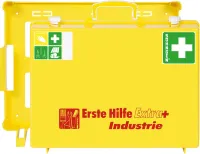 Trusă de prim ajutor Extra+Industry, DIN 13157, galbenă