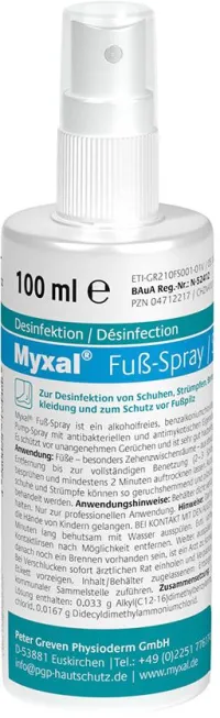Spray pentru picioare Myxal flacon 100 ml