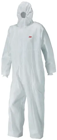 Costum de protectie 4520, alb/verde tip 5/6 marimea L