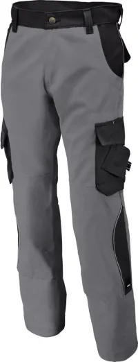Pantaloni de lucru Bruno, 300 g/mp, marime. 58, gri/negru