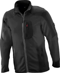 Jachetă fleece din jerseu RALF, antracit-negru, mărimea 2XL