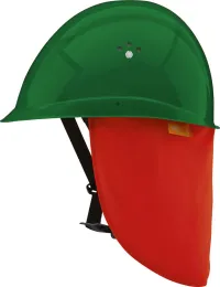 Helm INAP Profiler plus6/UV,UV-Nackenschutz,grün