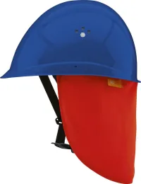 Helm INAP Profiler plus6/UV,UV-Nackenschutz,blau