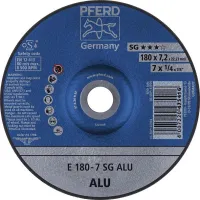 Disc de poliizat SG ALU pentru aluminiu, 125x7,2mm, curbat, horse