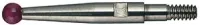 Varf palpator, 12.8mm, cu bila din rubin antimagnetica, executie scurta, 2mm, KAFER