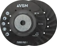 Suport cu channel de ventilatie pentru discuri abrazive de polizat 125mm, prindere M14, VSM