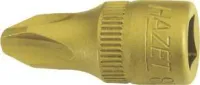Cap bit tubular pentru suruburi cruce, PH 1, lungime totala 28 mm, antrenare 1/4