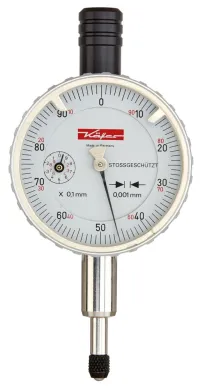 Ceas comparator de precizie, 0-1mm, citire 0.001mm, cadran 58mm, FM1101, KAFER