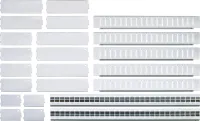 Pereti compartimentare sertare pentru dulap de scule mobil, 568 x 398 mm, 23 piese, PARAT