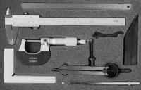 Set PROFESIONAL instrumente masurare de precizie, 7 piese, FORTIS® 