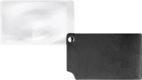 Lupa card negru visoPOCKET 2.5x case games ESCHENBACH