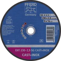 Disc de debit pentru fonta si inox, 230x2.9mm, drept, PFERD