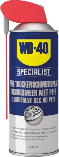 Spray lubrifiant uscat din politetrafluoretilenă Specialist Smart Straw cutie de spray 400 ml WD 40