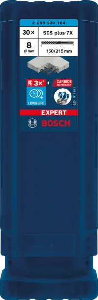 Burghiu cu ciocan SDS-plus 7x 8x150x215mm 30buc EXPERT Bosch