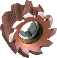 Freza cilindro-frontala HSS Co8%, 40x32mm, 7 dinti, TiCN, DIN1880NR, FORUM