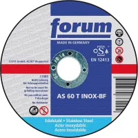 Disc de debitare pentru inox 115x1.0mm, drept, FORUM