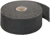 Rola fibra textila abraziva, granulatie 280, 115mm x 10m, fin, negru, FORUM