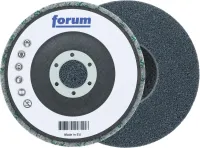 Disc textile pentru canturi de sudura, 115x22,23mm, mediu-moale, drept, Forum