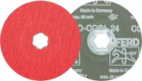 Disc abraziv pe suport fibra COMBICLICK CC-FS CO-COOL, 115mm, gran.24, cal