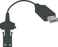 Cablu de date pentru interfata USB OPTO, 2m, PREISSER