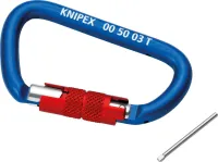 Pereche de carabine, pentru cablu si adaptor siguranta scule, KNIPEX