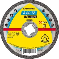 Disc de taiere X-LOCK pentru inox, nemetale, 115x1,0mm, drept, KLINGSPOR