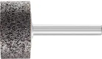Piatra de slefuit, cilindrica, corindon nobil ADW, ZY 3216, cap Ø 32mm, lungime 16mm, gran 24, PFERD