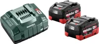 Starter-Set acumulatori 18 V LiHD, 18V, 5.5Ah, 2 acumulatori, in cutie de carton, METABO