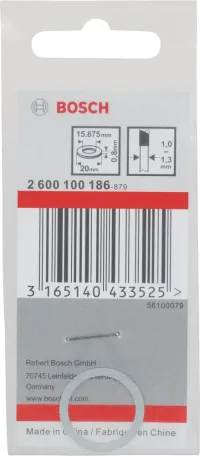 Inel reducător H 20x15.875-0.8 Bosch